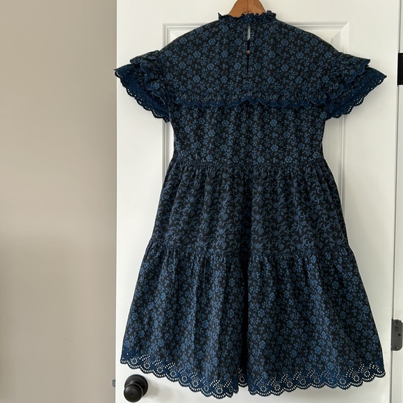 Ulla Johnson Leonie Floral Print Tiered Ruffle Dress w Pockets +MEASUREMENTS 2 - Picture 15 of 15